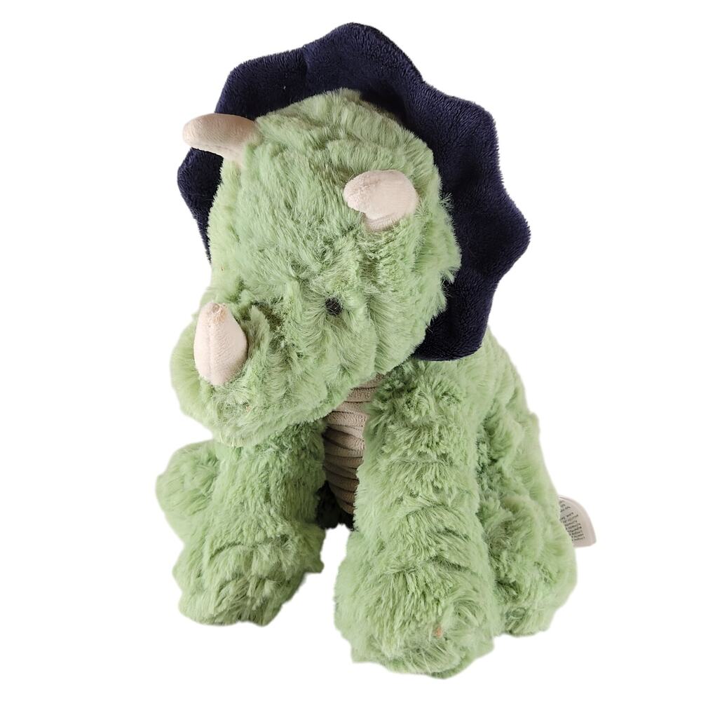 Green Triceratops Plush Dinosaur 9" Stuffed Animal Just One You Carter’s Stuffy